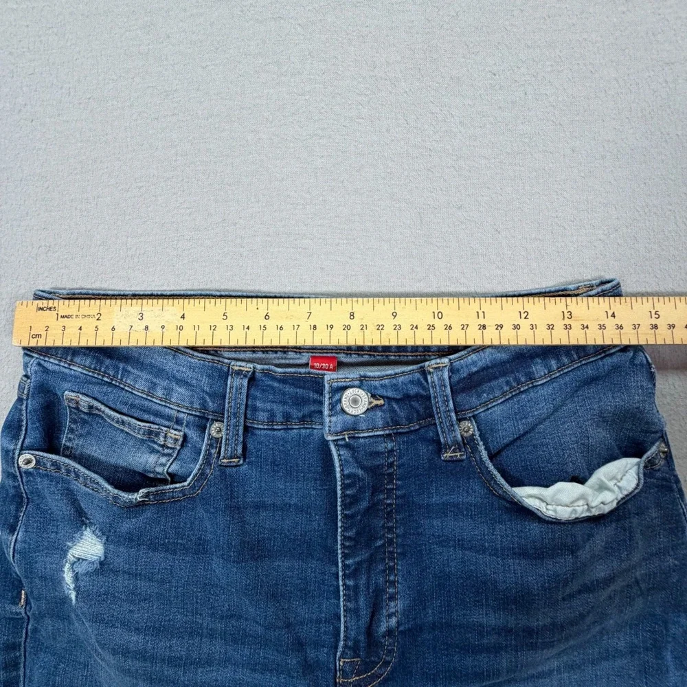Lucky‎ Brand Bridgette Jeans Womens 10/30 Good Blue Distressed High Rise Skinny